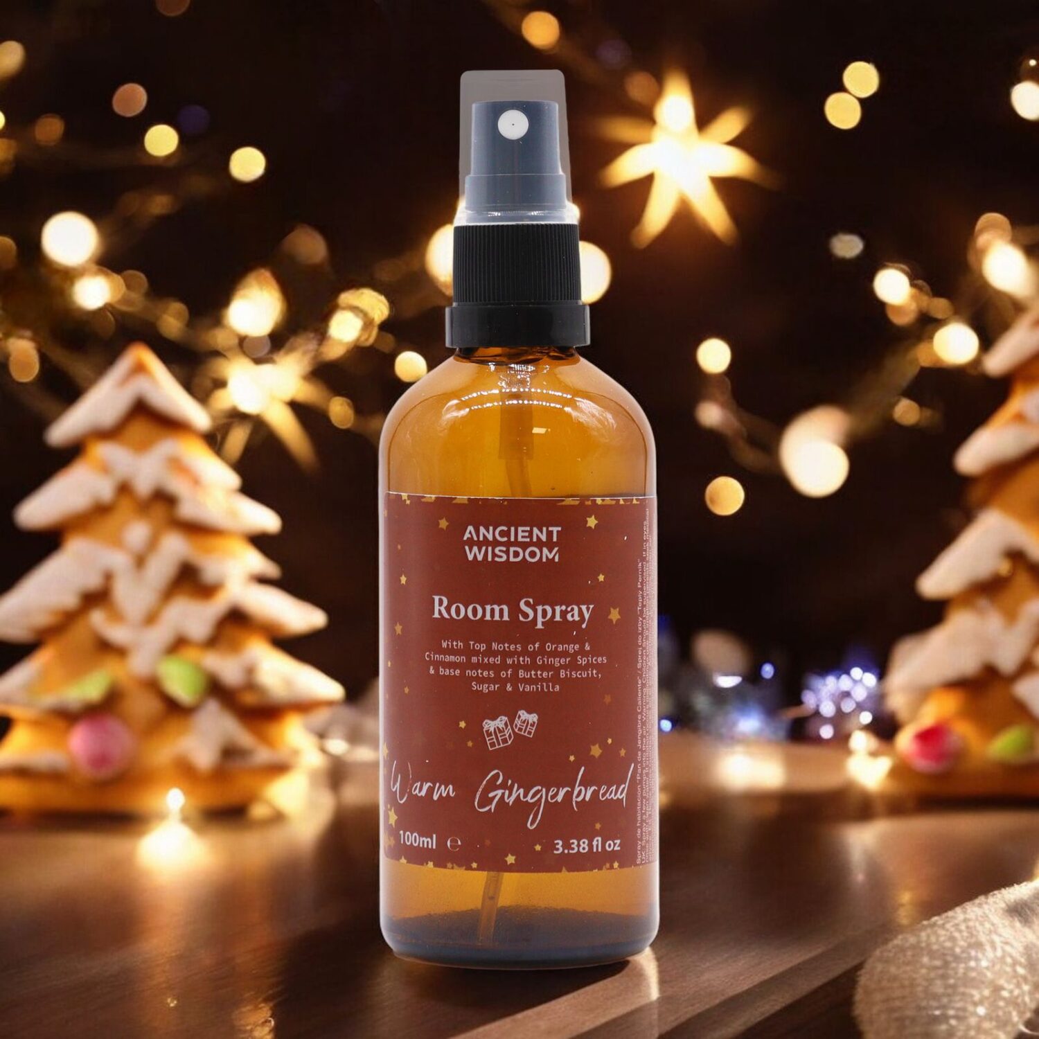Warm Gingerbread Room & Pillow Spray – 100ml - Image 2