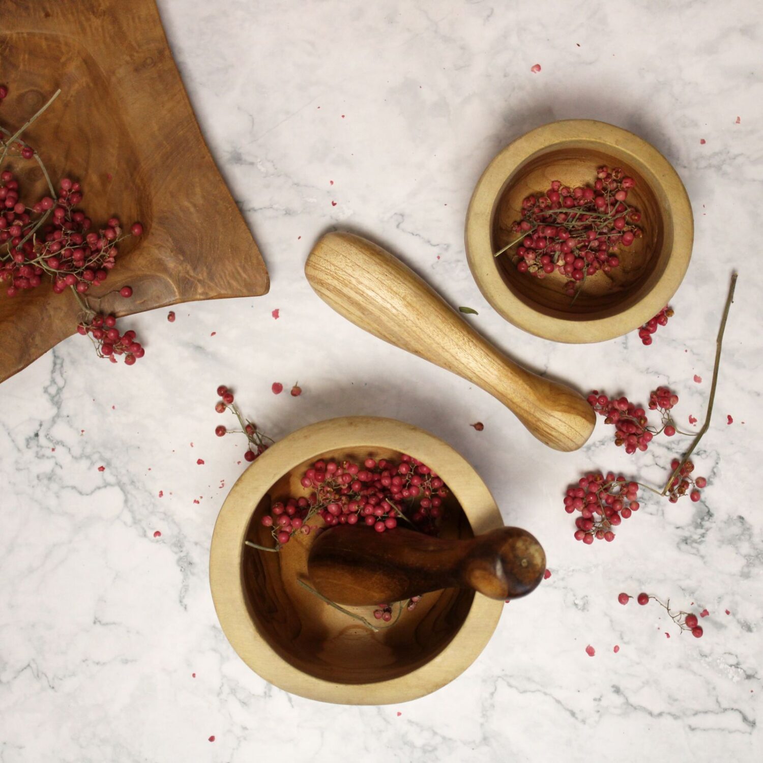 Ergo Teak Pestle & Mortar - Image 2
